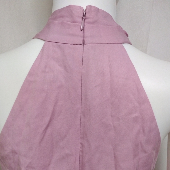 Club Monaco Lilac Halter Top - Picture 7 of 8